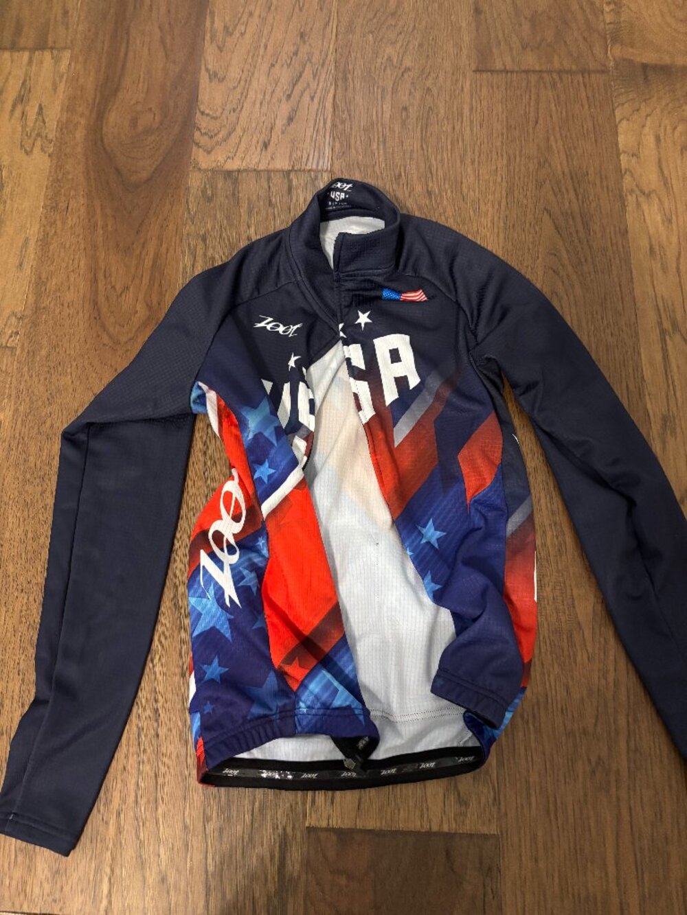 Zoot Small USA Thermo Bike Jersey
